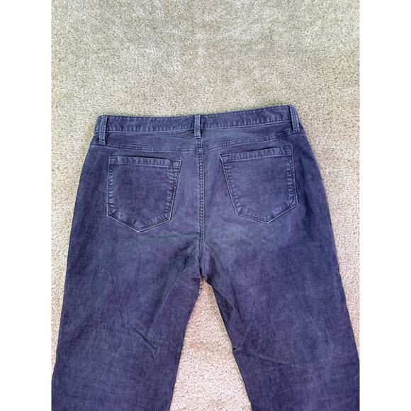 Ann Taylor Loft Pants Womens 10P Gray Corduroy Curvy Boot Cut Stretch 34x30 D303 - Picture 5 of 13